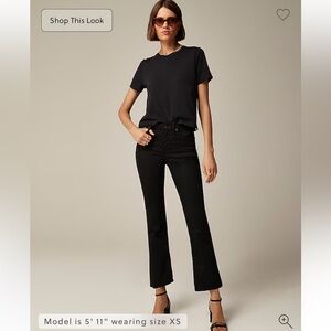 NWT J Crew Tall mid-rise kickout jean